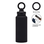 32 Oz Insulated Stainless Steel Sports Bottle Insulated Mug with Magnetic Phone Holder Outdoor Sports Water Bottle Thermos